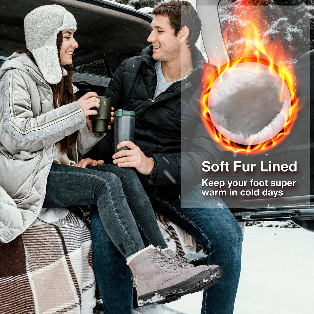 Stylische Schneestiefel mit Fellfutter R&B R&B