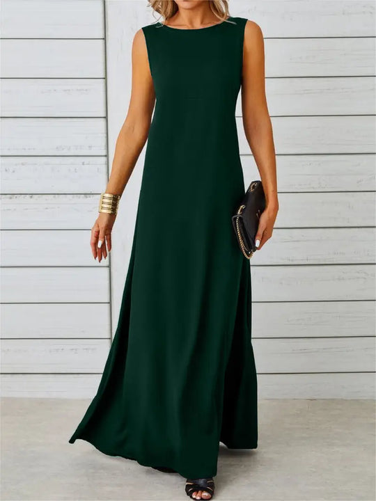 R&B | Elegante Jacquard Kleid Ohne Ärmel