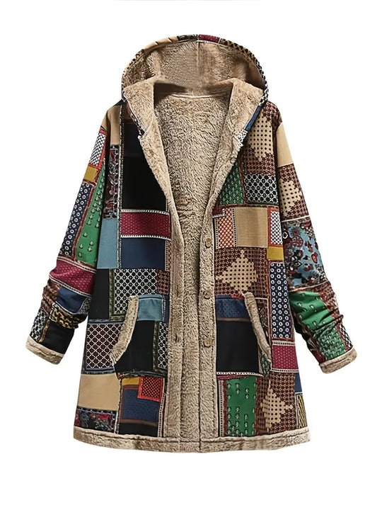 R&B | Retro Patchwork Winterjacke