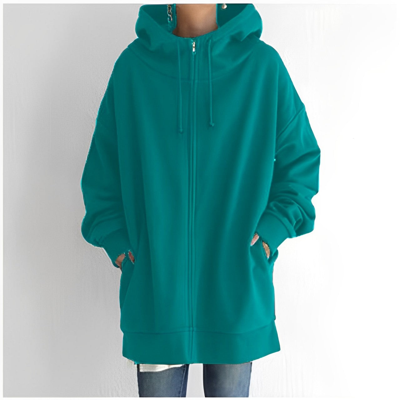 Heidi-Mode | Fleece-Hoodie mit Reißverschluss