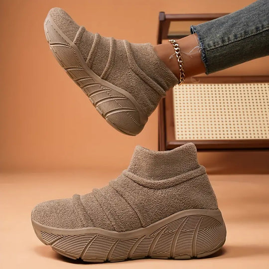 Gemütliche Plüsch-Laufschuhe für Frauen R&B