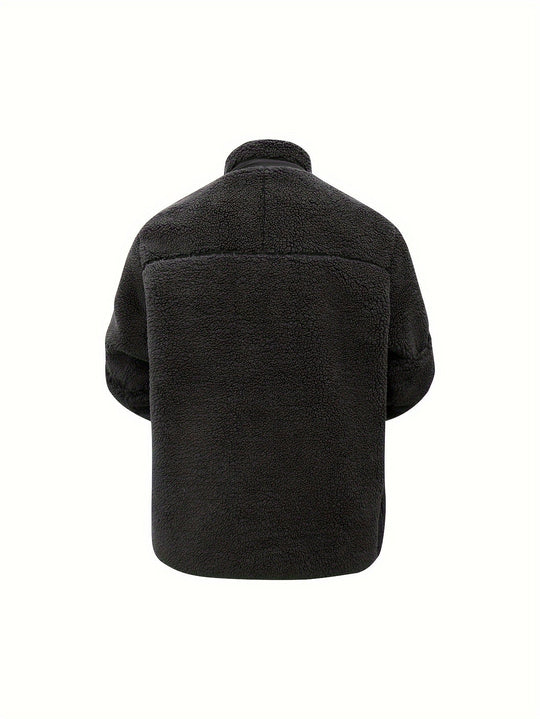 R&B | Hoher Hals Winter Teddyjacke