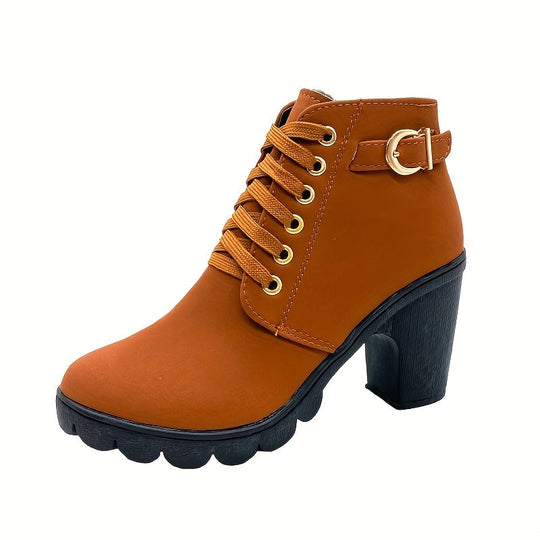 Schnürstiefelette Mit Absatz Sophia R&B