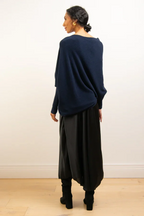 R&B | Asymmetrisch Drapierter Pullover