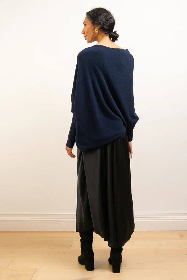 R&B | Asymmetrisch Drapierter Pullover