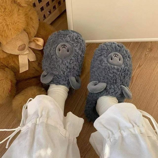 R&B | Bequeme Damen Hausschuhe mit Tiermuster