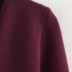 R&B | Einfacher, figurschmeichelnder Strickcardigan für Frauen