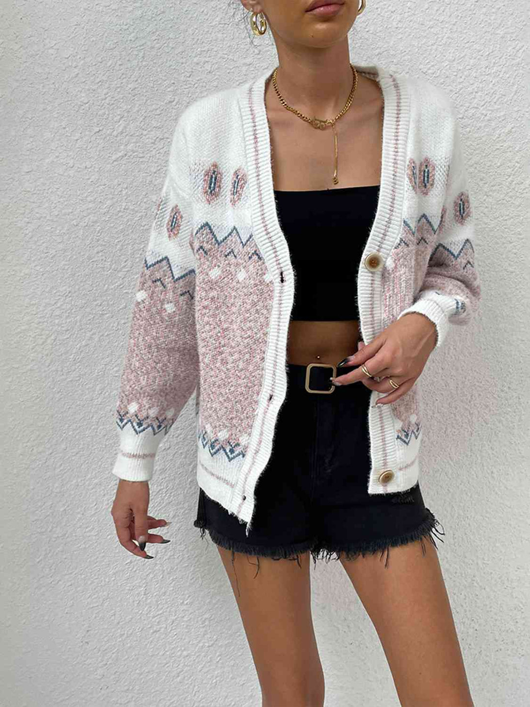 R&B | Klassische und Bequeme Strickjacke