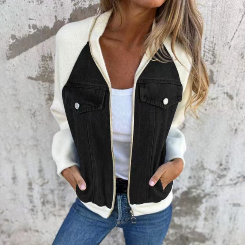 R&B | Klassische Lässige Damen Jeansjacke