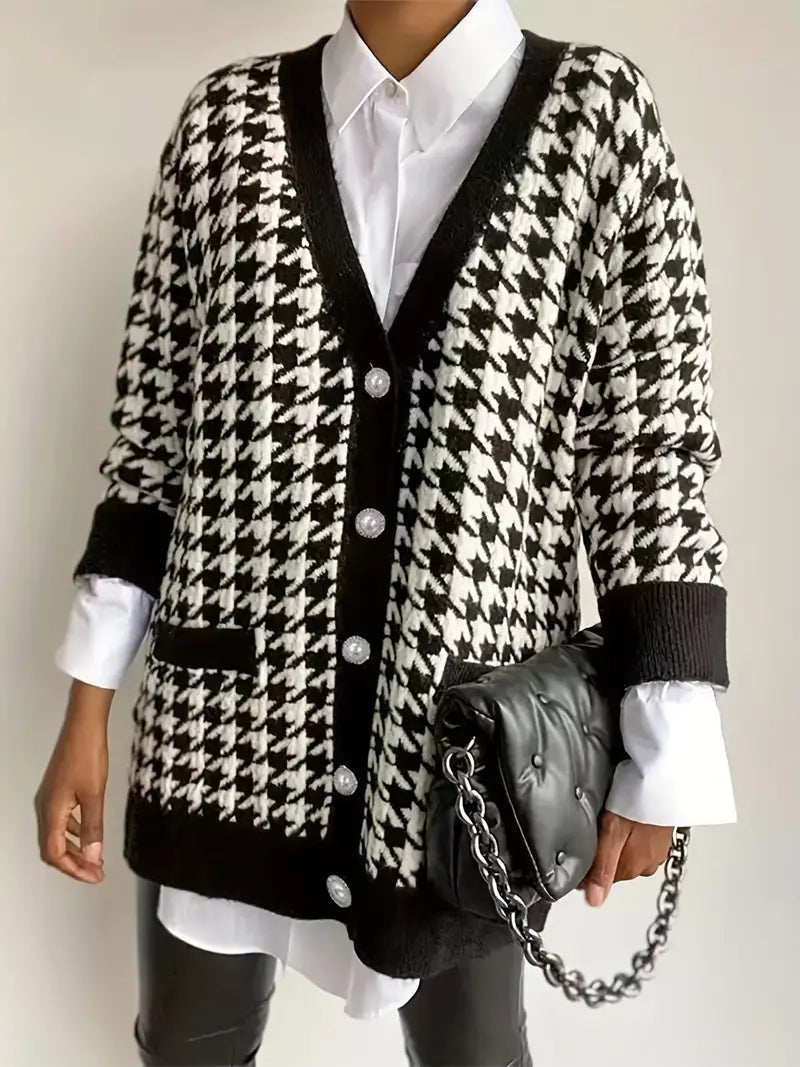 R&B | Strickjacke mit Knopfverschluss