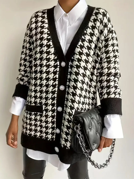 R&B | Strickjacke mit Knopfverschluss