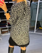 R&B | Stilvolles Kleid mit Leopardenmuster