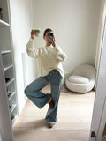 R&B | Gemütlicher Oversized-Pullover mit Eleganten Gestickten Details
