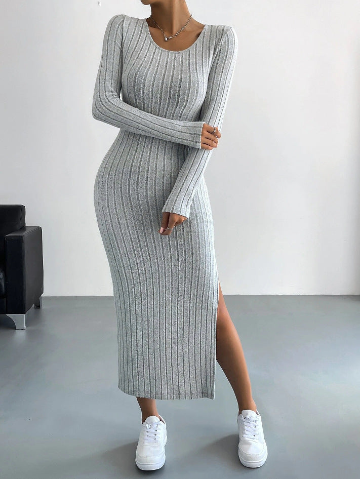 R&B | Gestricktes Langes Kleid für Frauen