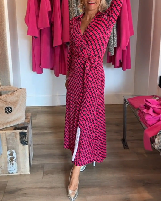 R&B | Maxikleid mit V-Ausschnitt