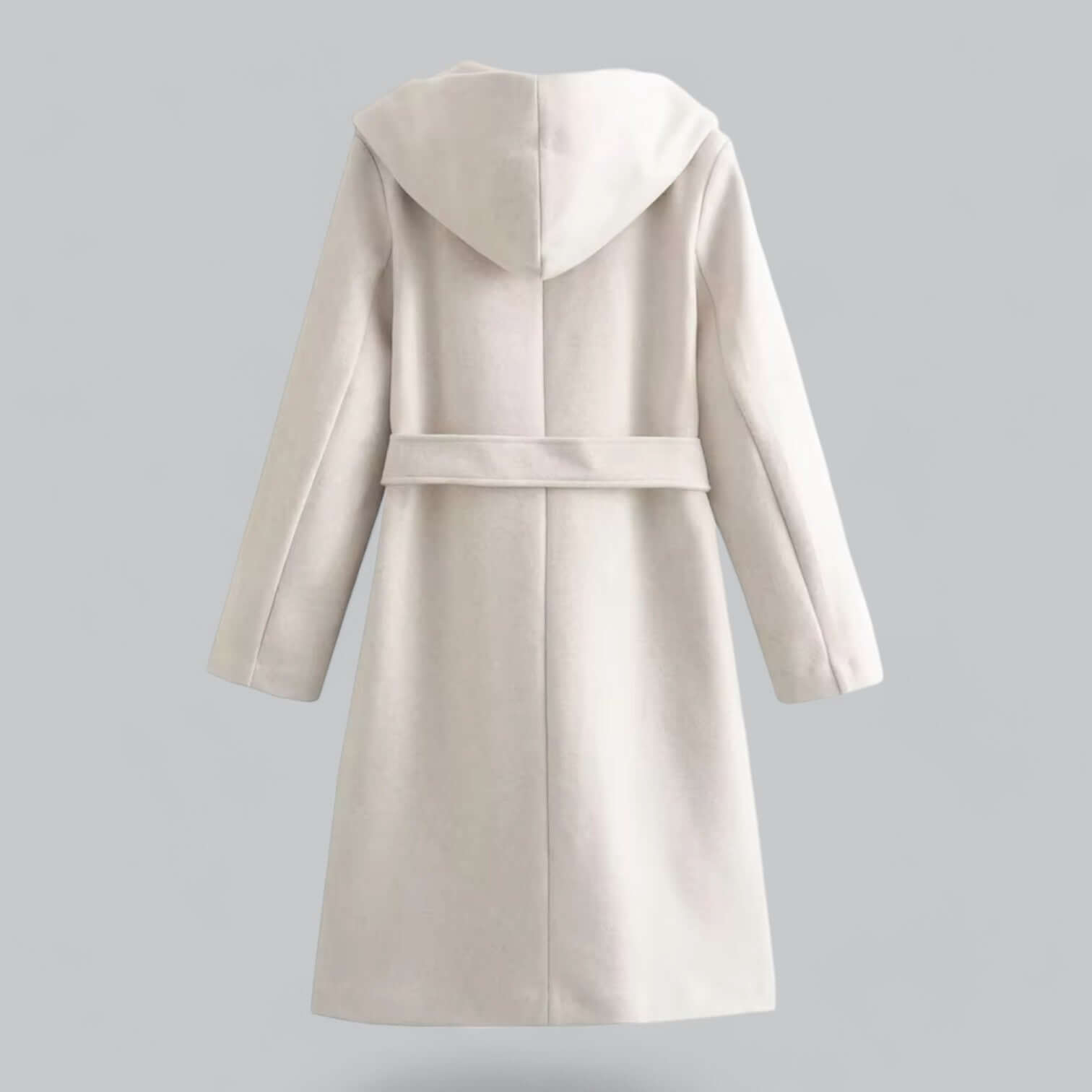 R&B | Damen Kapuzen Lang Trenchcoat