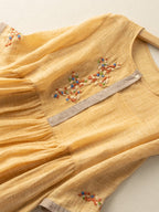 R&B | Besticktes Kleid aus Baumwolle