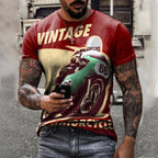 R&B | Bedrucktes loses Pullover-T-Shirt