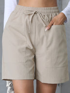 R&B | Große Shorts mit hoher Taille und weitem Bein