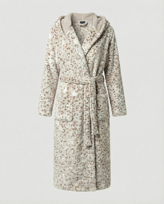 R&B | Robe mit Leopardmuster und Elegant Merkmalen