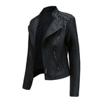 R&B | Damen Faux-Leder Bikerjacke
