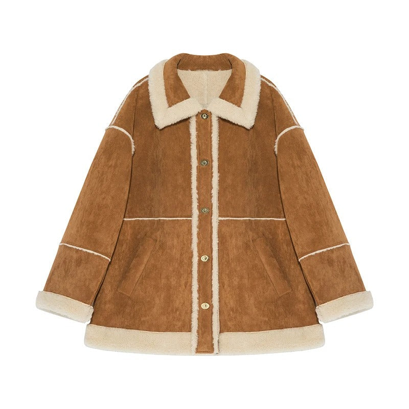 R&B | Gemütliche Jacke mit Sherpa Futter