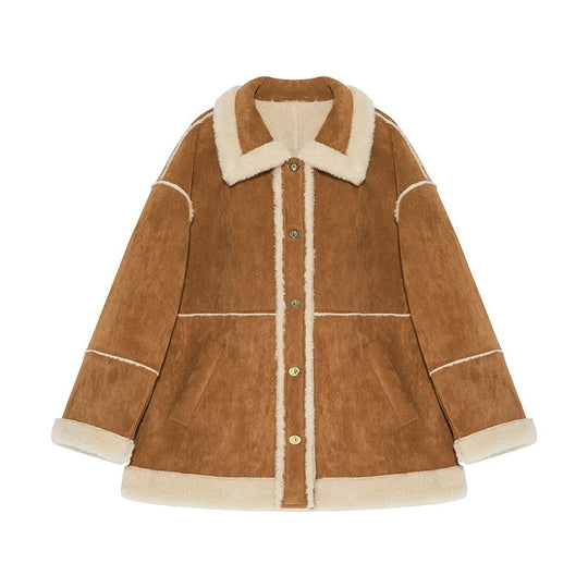 R&B | Gemütliche Jacke mit Sherpa Futter