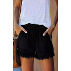 R&B | Denim-Shorts mit hoher Taille