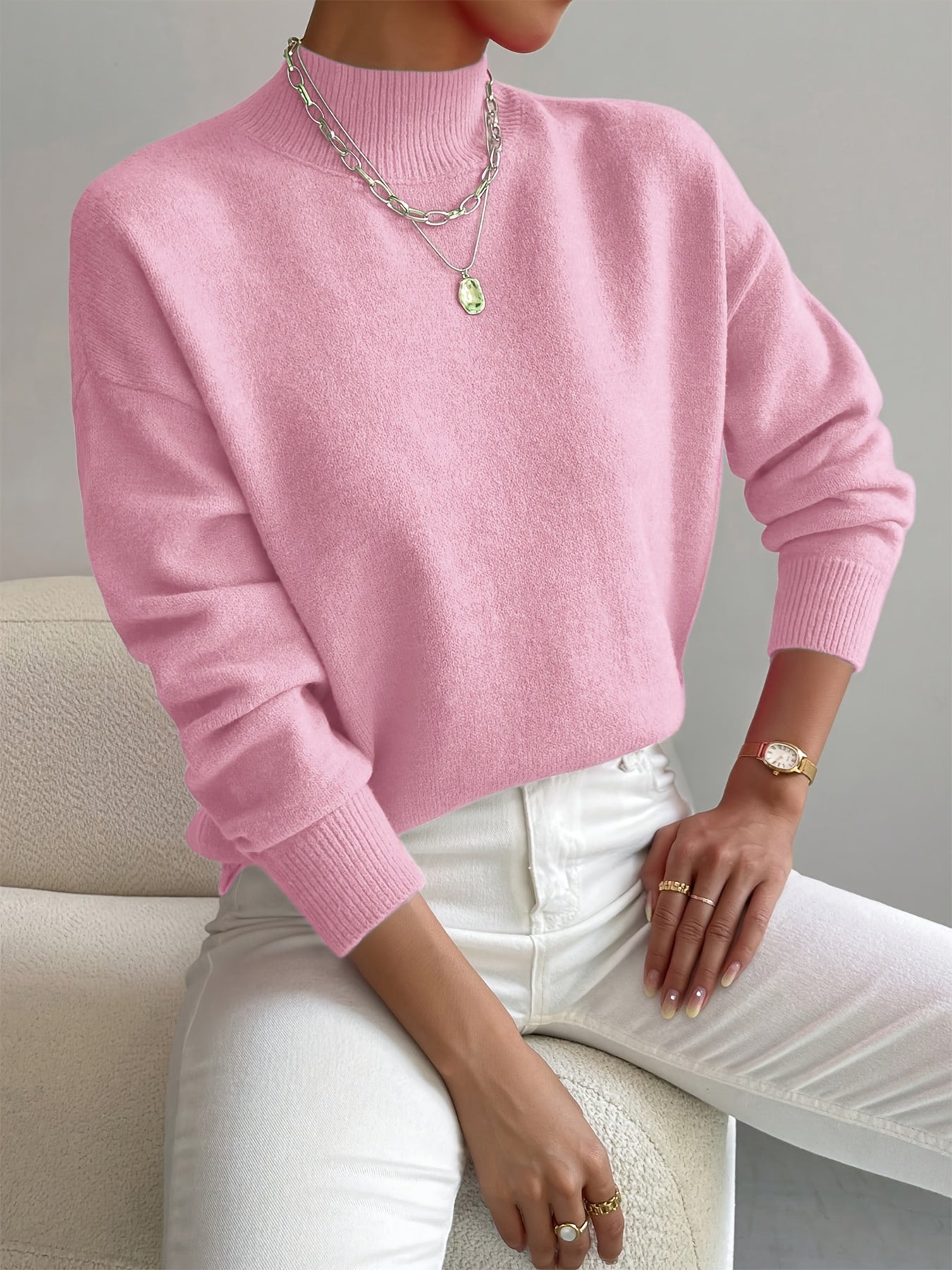 R&B | eleganter Rollkragenpullover