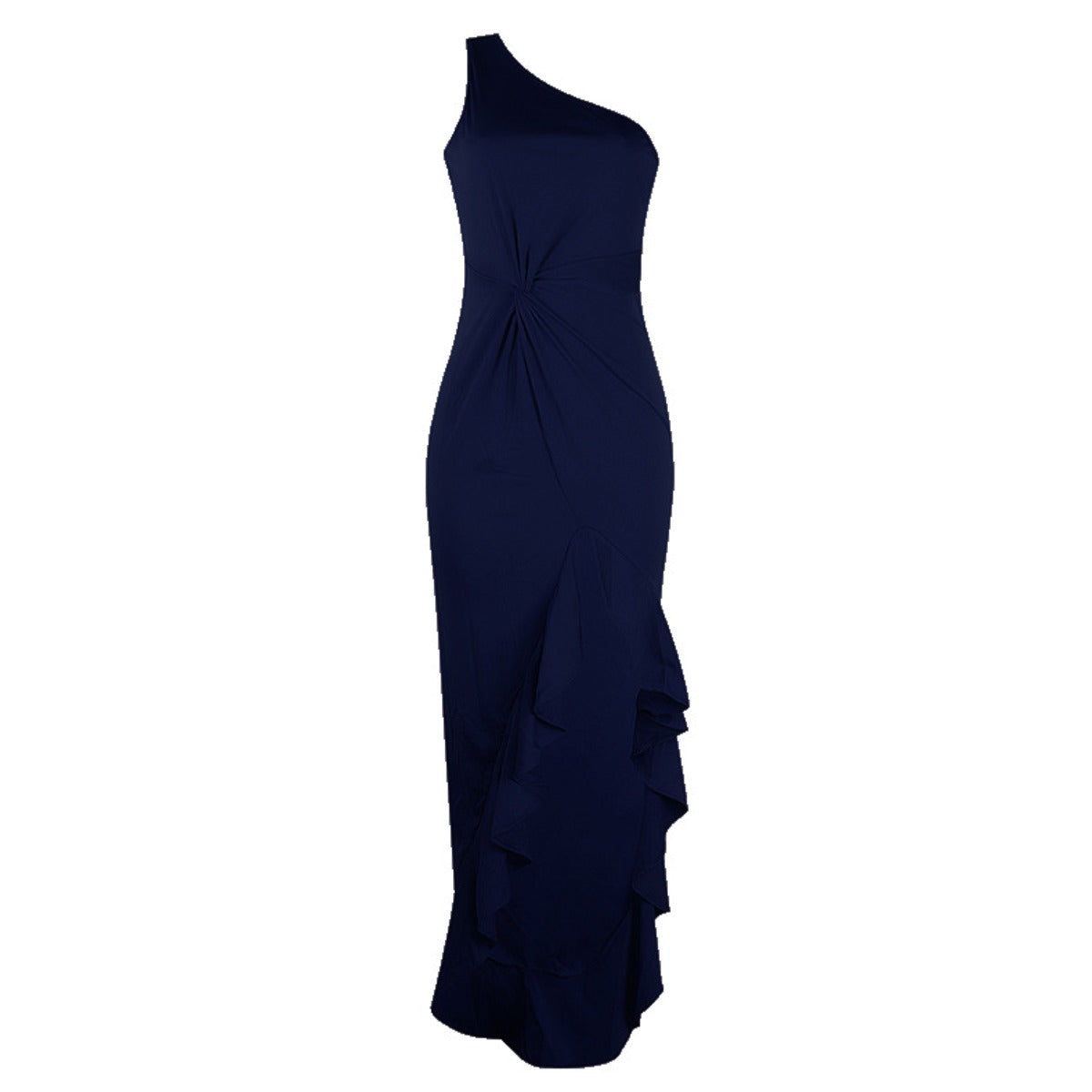 R&B | Swing-Kleid mit geteiltem Rüschensaum