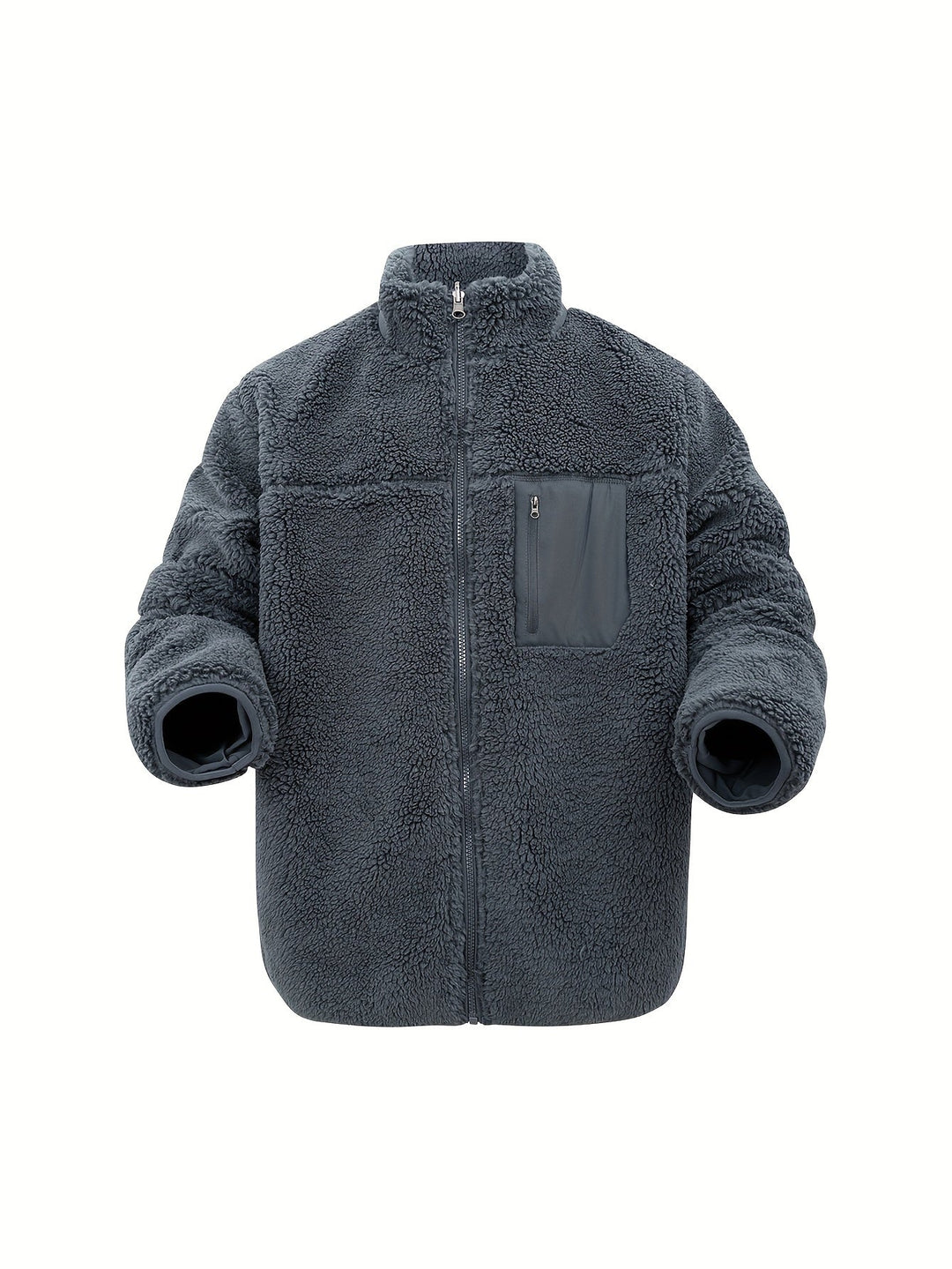 R&B | Hoher Hals Winter Teddyjacke
