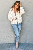 R&B | Leichtgewicht Teddyjacke Polyester Weich und Warm