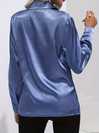 EB | Damen Elegante Satinbluse