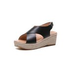 R&B | Stilvolle Keilabsätze mit Kreuzriemen