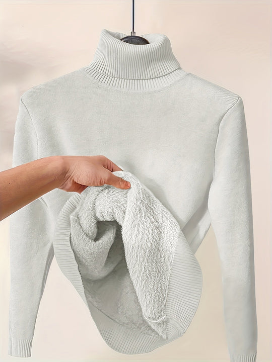 R&B | Weicher Rollkragenpullover für Kalte Tage