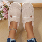 Beige Flauschige WohlfühlLoafers R&B