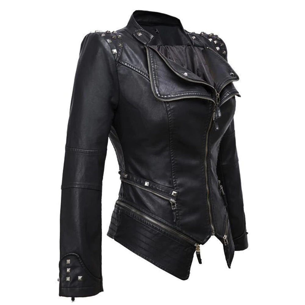 R&B | Slim Fit Biker jacke Für Damen Perfekt Für Alltag