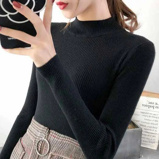 R&B | Gemütlicher Gerippter Wollpullover für Damen