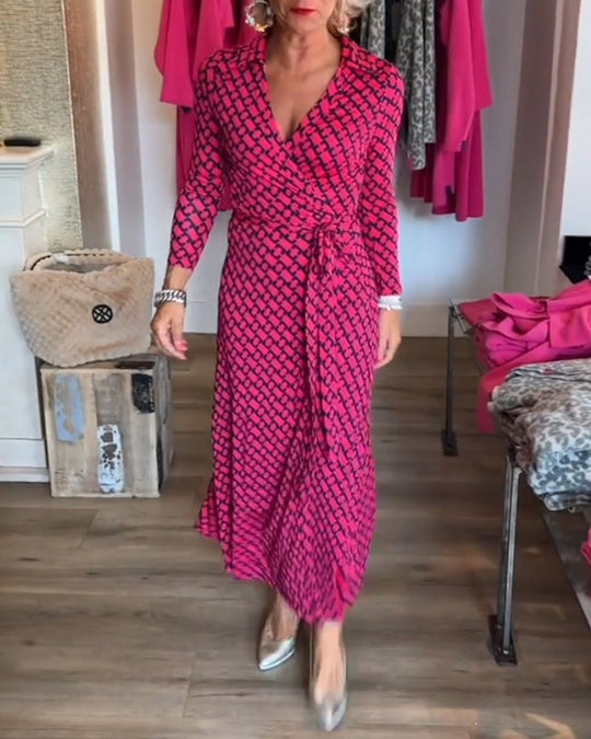 R&B | Maxikleid mit V-Ausschnitt