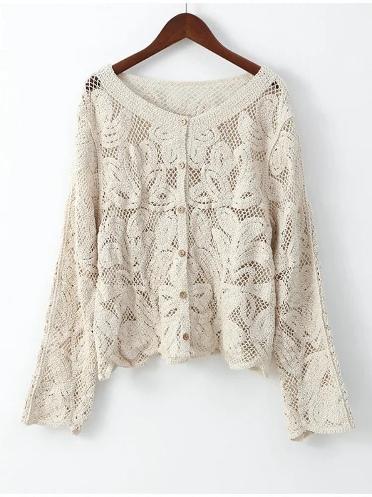 R&B | Handgehäkelter Cardigan