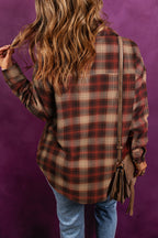 R&B | Langarmige Flanellhemd Polyester Entspannten Komfort