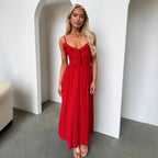 R&B | Kleid mit Hosenträgern und Rüschen