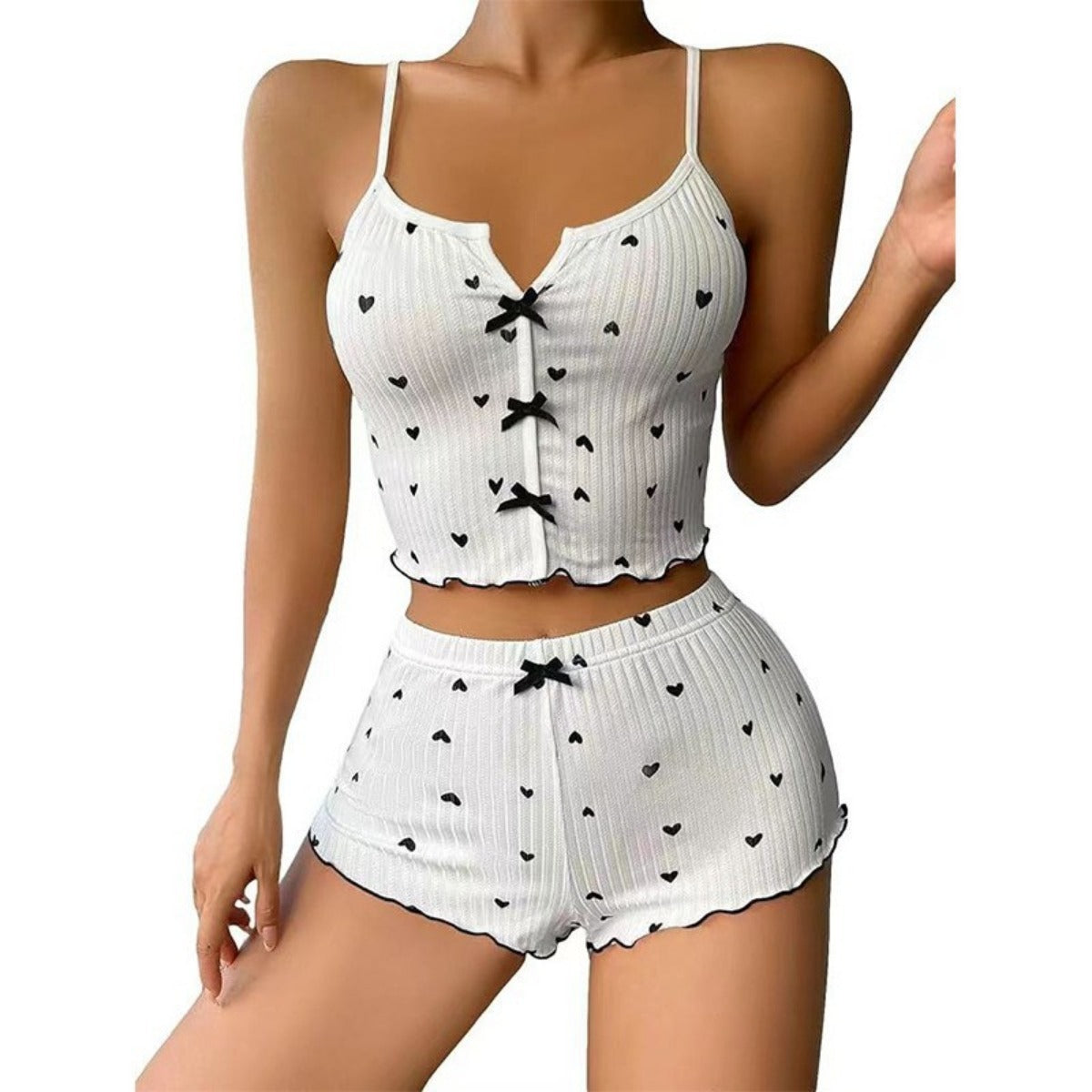 R&B | Bedrucktes Pyjama-Set