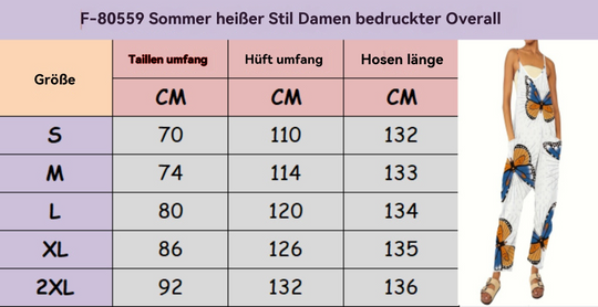 R&B | Bedruckter lässiger ärmelloser lockerer Jumpsuit für Frauen