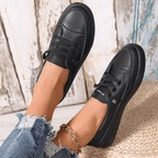Damen Schnürung Orthopädische Flache Schuhe R&B