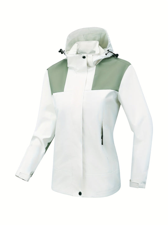 R&B | Wasserdichte Sportjacke mit Kapuze für Damen
