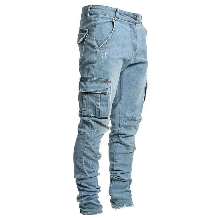 R&B | Herren Denim Cargo Hose