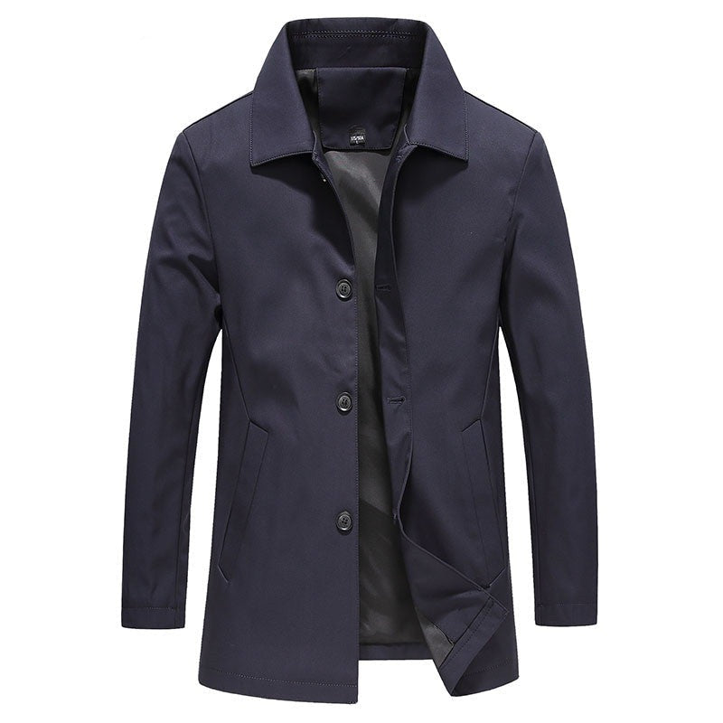 R&B | Herren Knopf-down Kragen Jacke