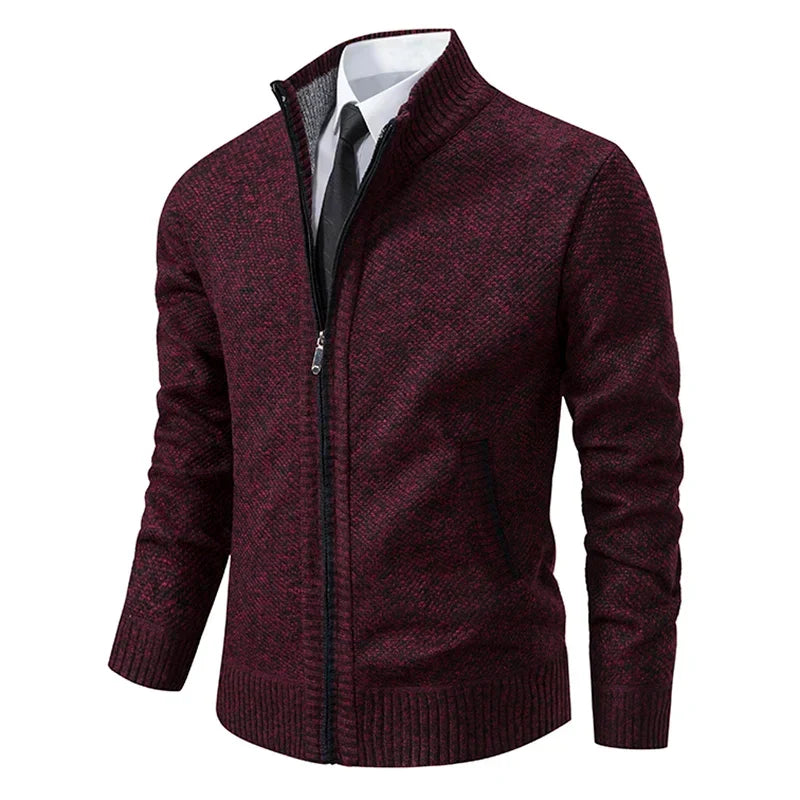 R&B | Stilvolle und Bequeme Winter Fleece Jacke mit Reißverschluss für Männer