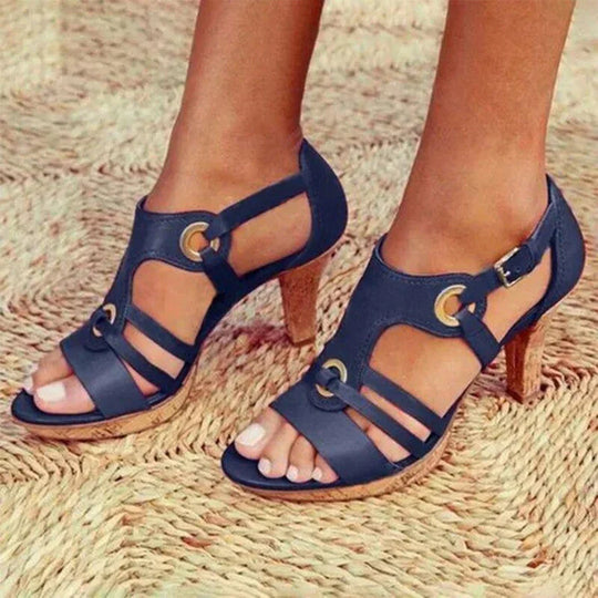 R&B | Bohemische Sandalen mit Hohem Absatz